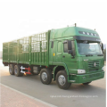 Hot selling Sinotruck Howo 6x4 8x4 10 12 wheeler fence box van cargo truck lorry cheap price to Africa